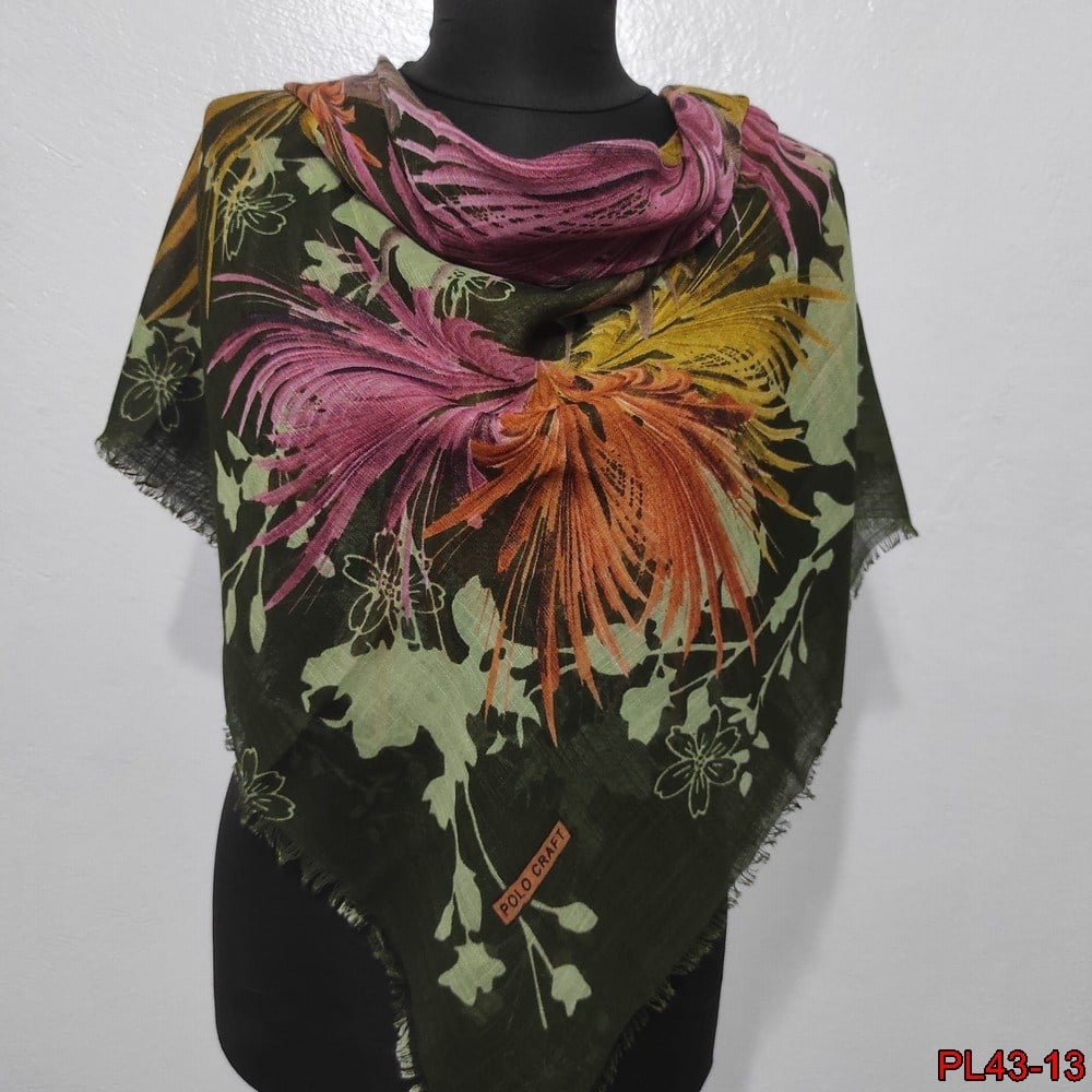 Polo Craft Flamlı Coton Eşarp(43-13)
