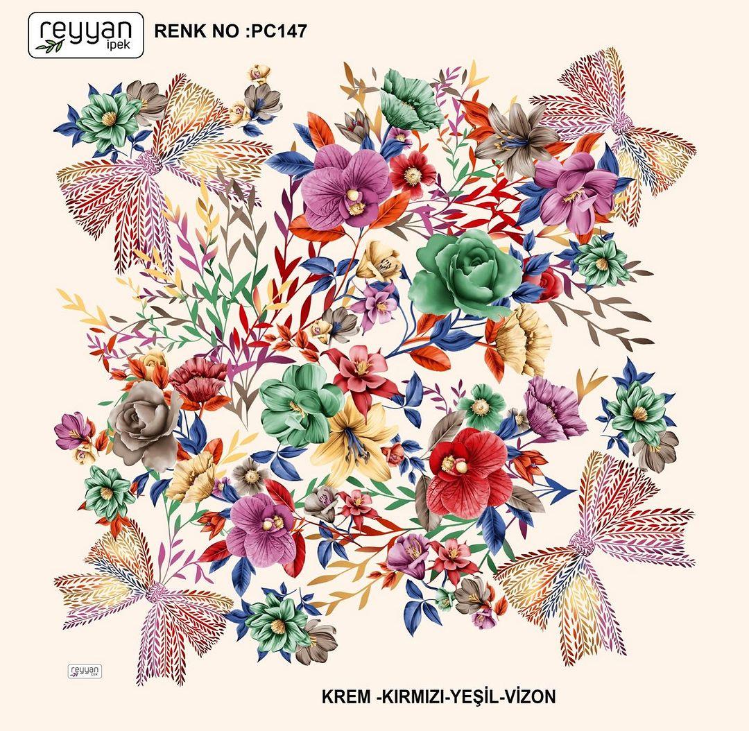Reyyan İpek Oyalık Yazma(180-PC147)