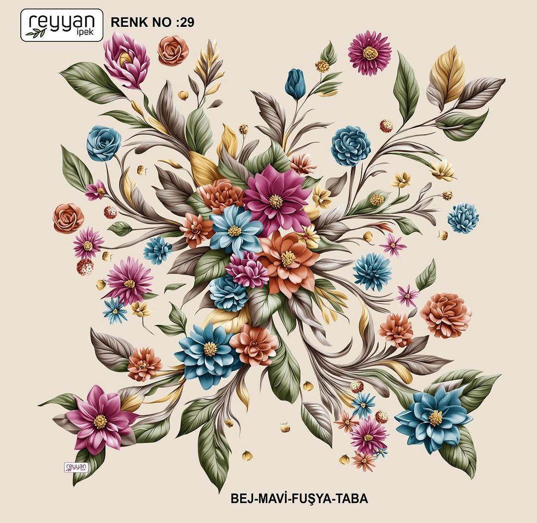Reyyan İpek Oyalık Yazma(210-29)