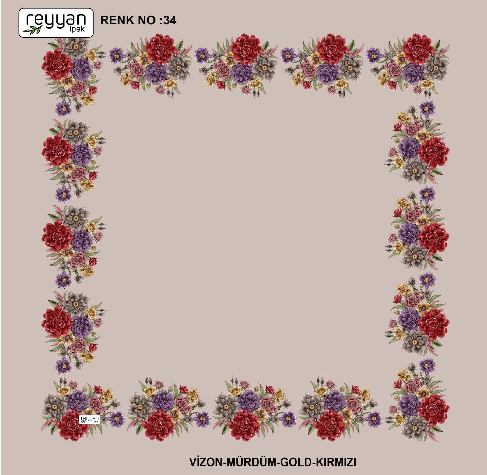 Reyyan İpek Oyalık Yazma(242-34)