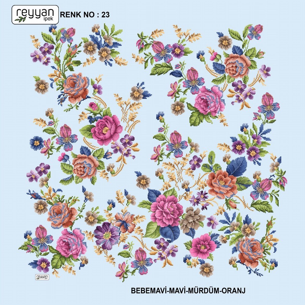 Reyyan İpek Oyalık Yazma(73-23)