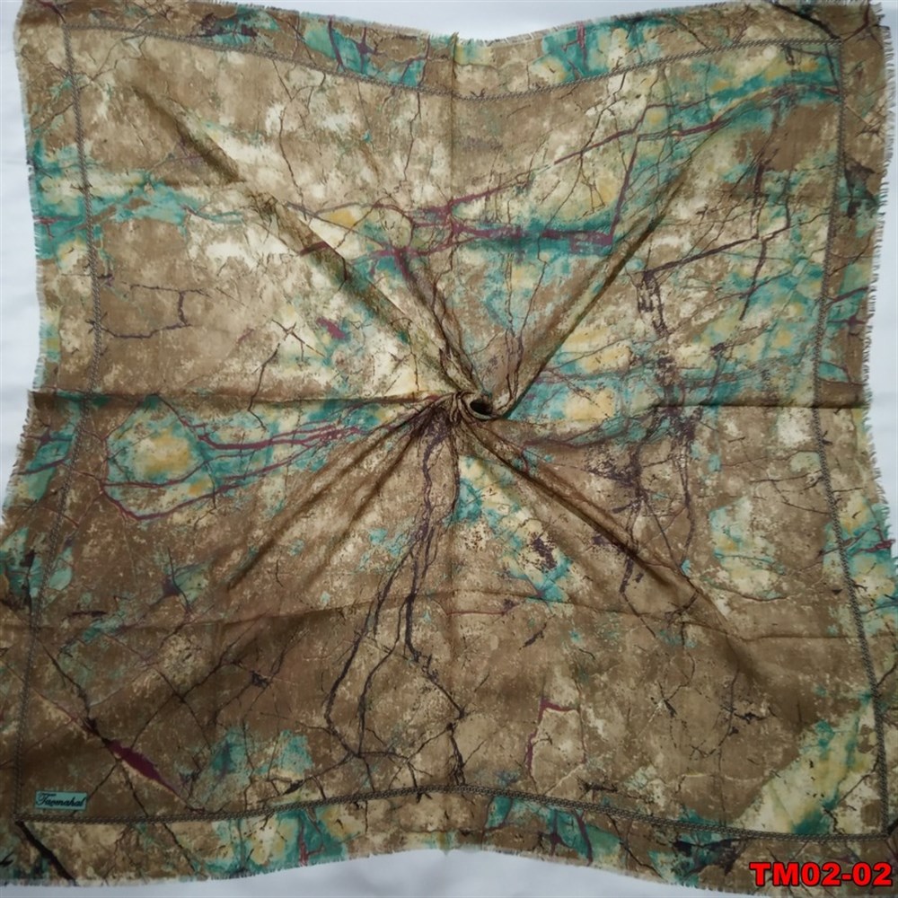 Taçmahal Flamlı Coton Eşarp(tm02-02)