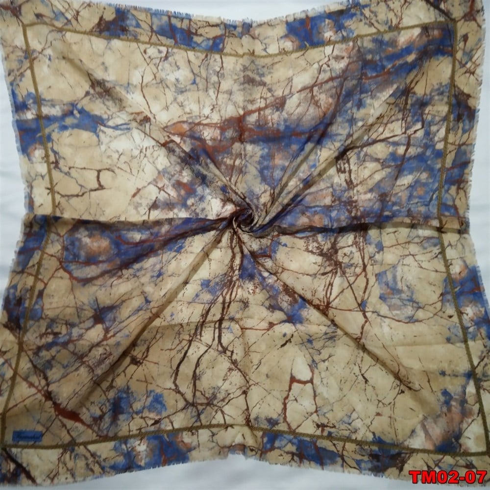 Taçmahal Flamlı Coton Eşarp(tm02-07)