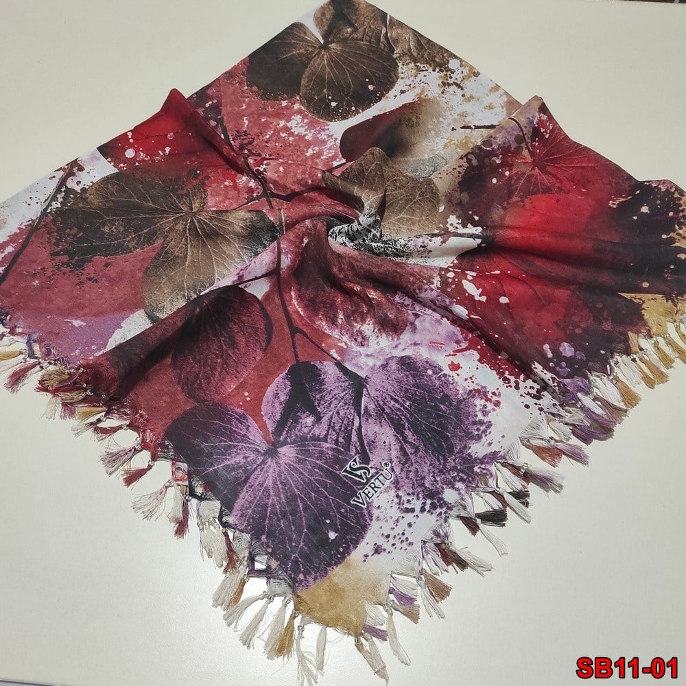 Vertu Boncuklu Cotton Eşarp(sb11-01)