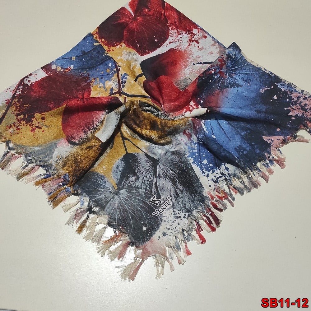 Vertu Boncuklu Cotton Eşarp(sb11-12)