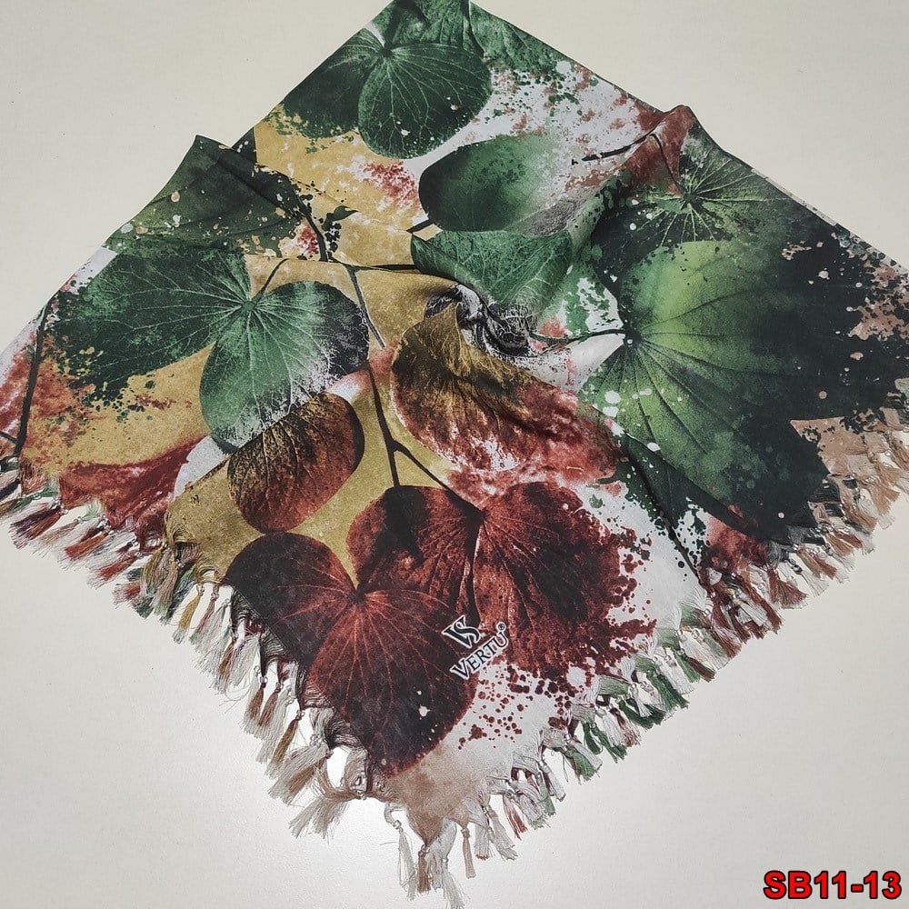 Vertu Boncuklu Cotton Eşarp(sb11-13)