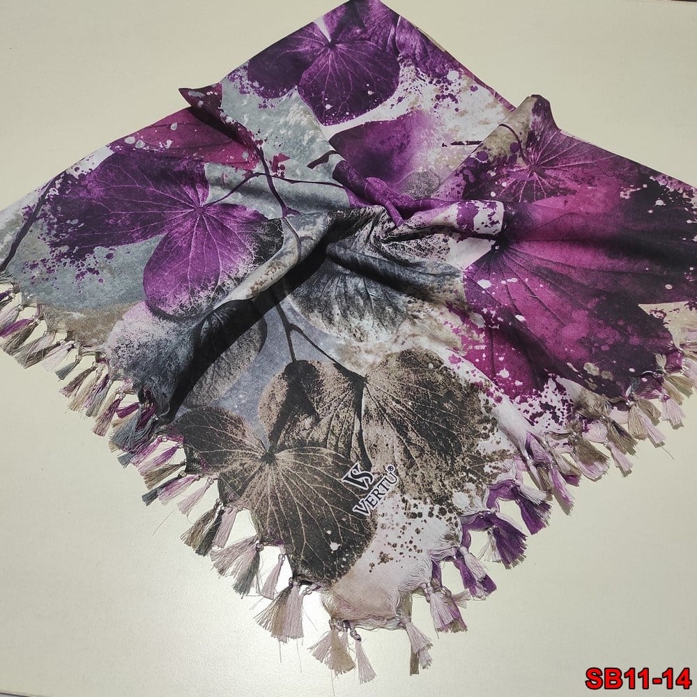 Vertu Boncuklu Cotton Eşarp(sb11-14)
