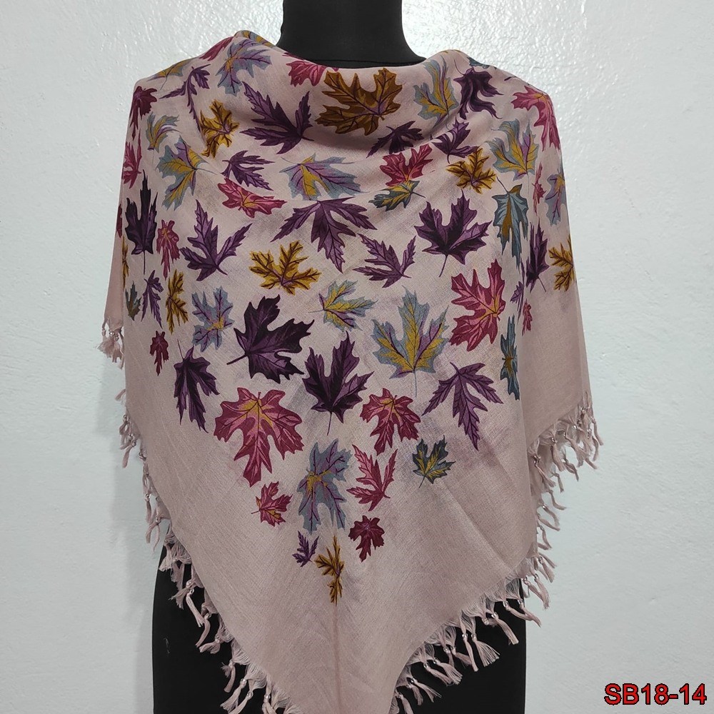 Vertu Boncuklu Cotton Eşarp(sb18-14)
