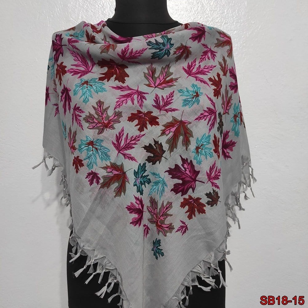 Vertu Boncuklu Cotton Eşarp(sb18-15)