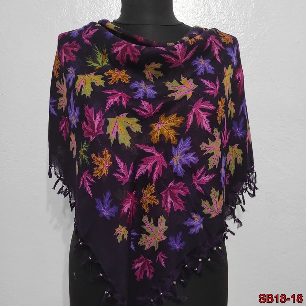 Vertu Boncuklu Cotton Eşarp(sb18-18)