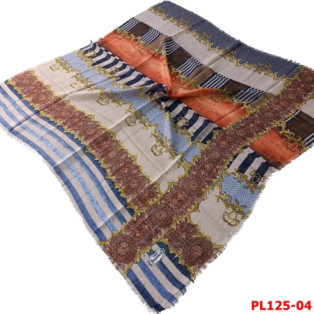 Yasemin İpek Flamlı Eşarp(PL125-04)