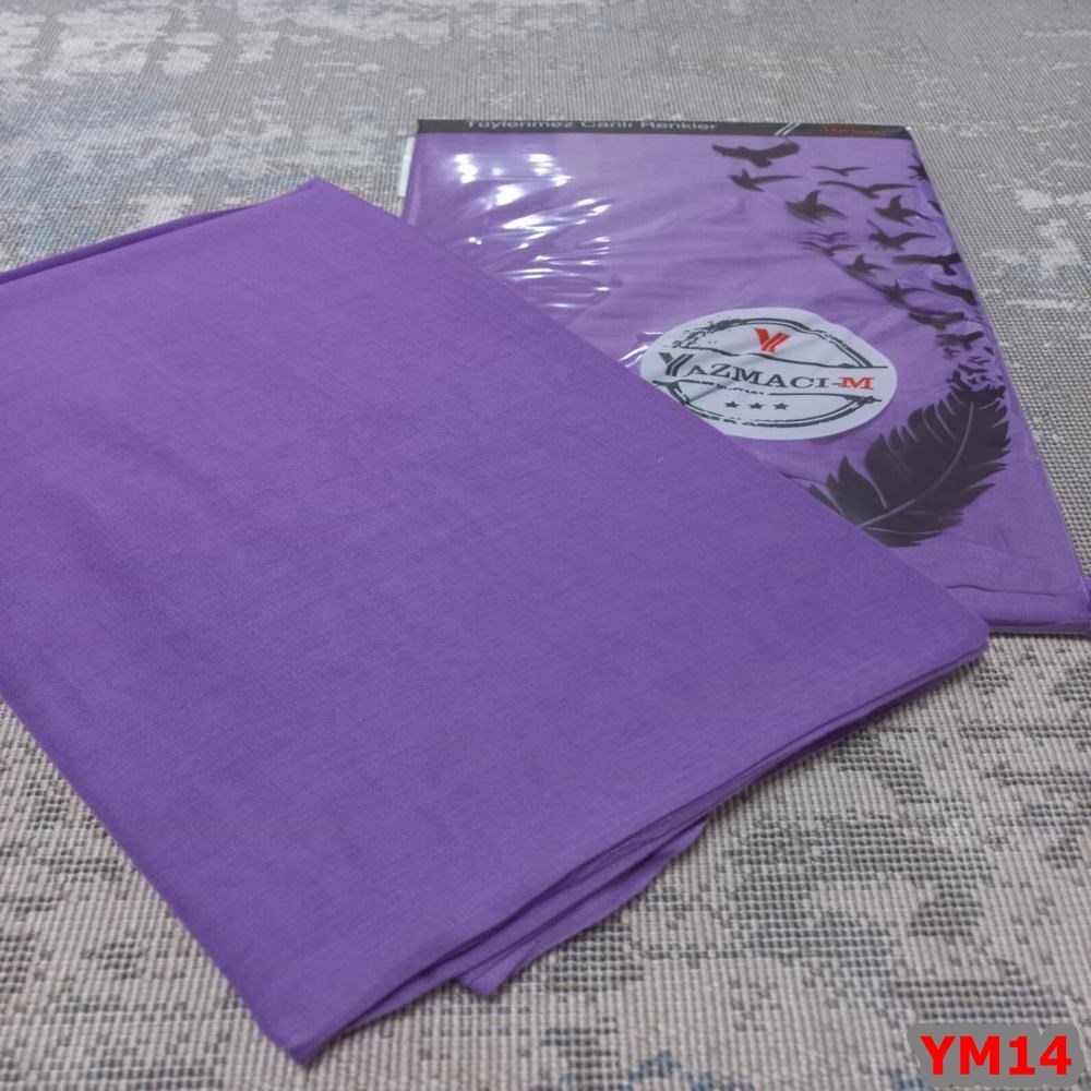 Yazmacım Düz Renk Poşetli Yazma(YM14)