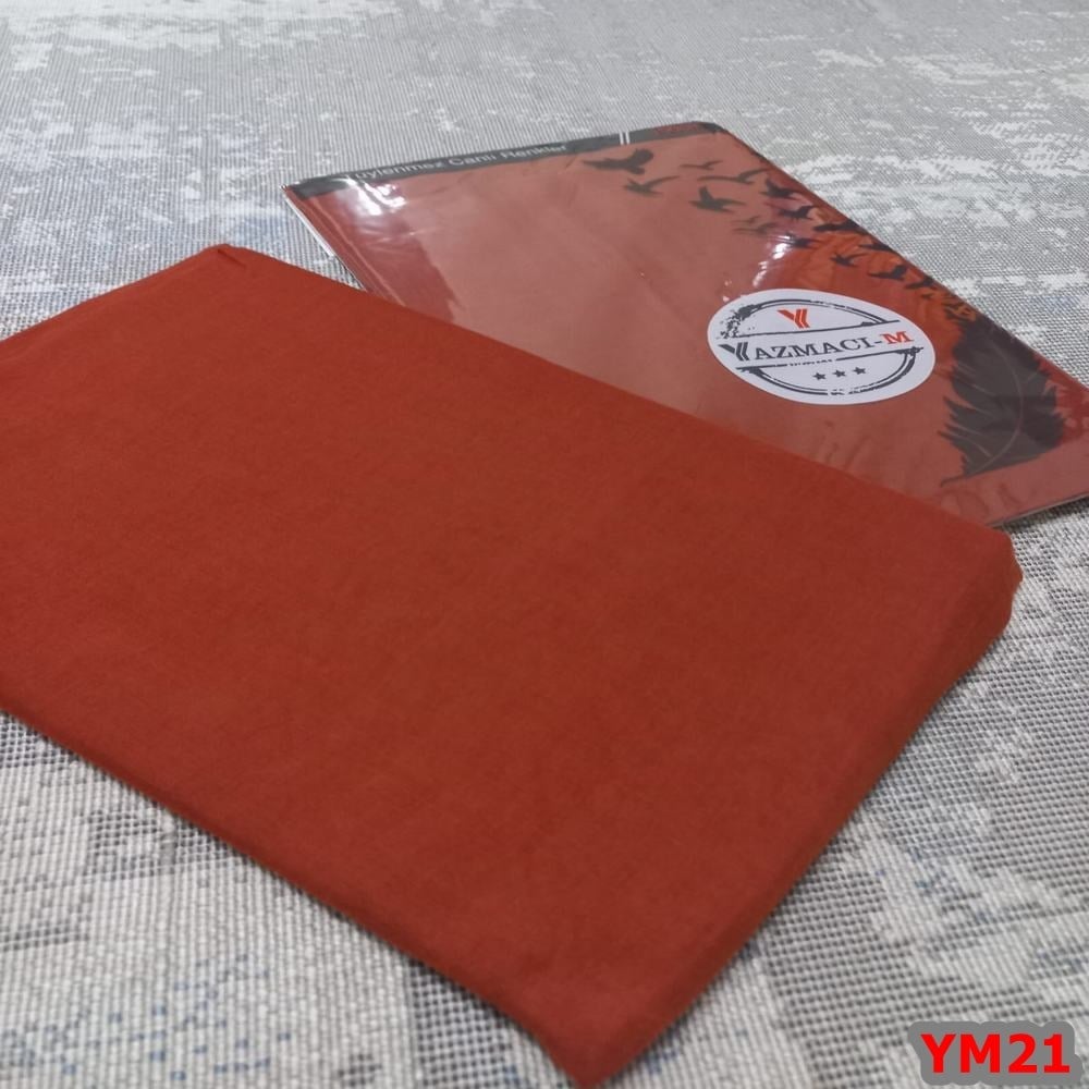 Yazmacım Düz Renk Poşetli Yazma(YM21)
