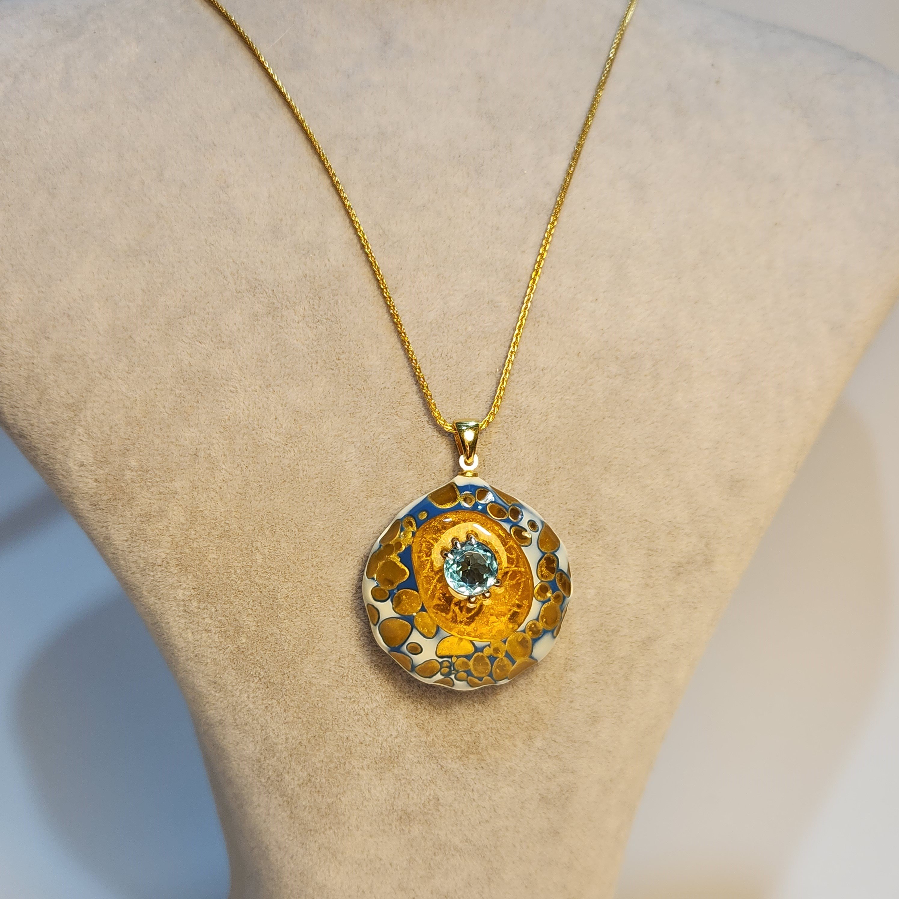 Swiss Blue Topaz Gümüş Set