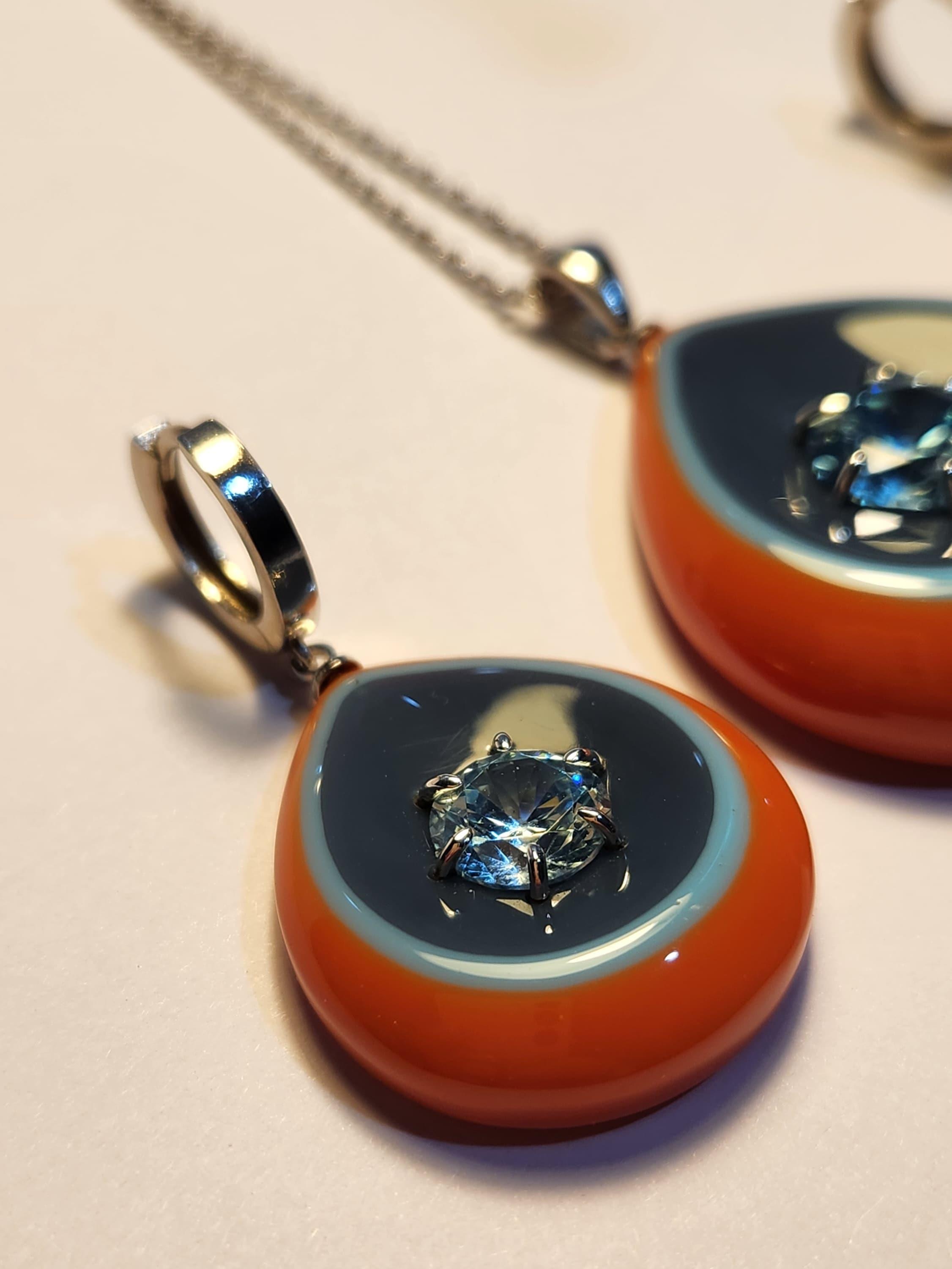 Zirkon Taşlı Epoksi Gümüş Set