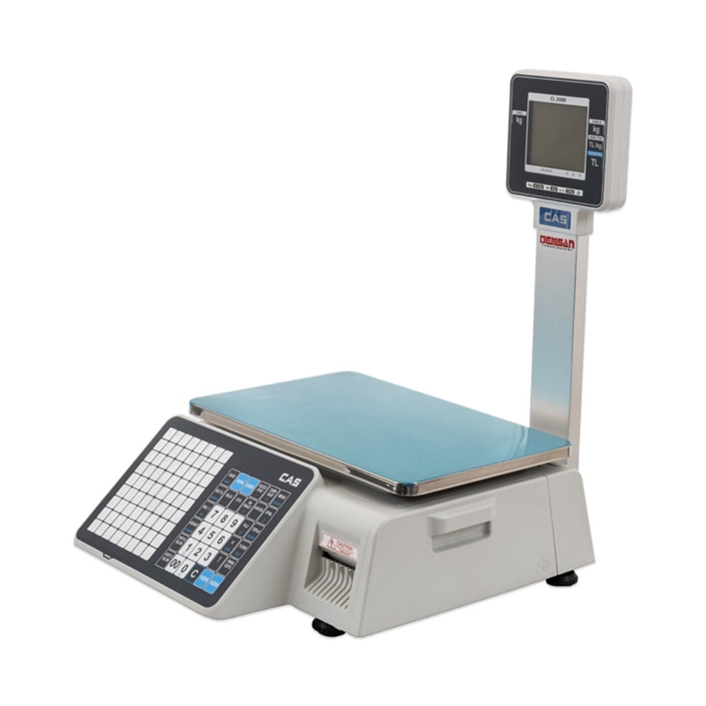 CL 3000 15 Kg 2 Gr Boyunlu Barkodlu Terazi