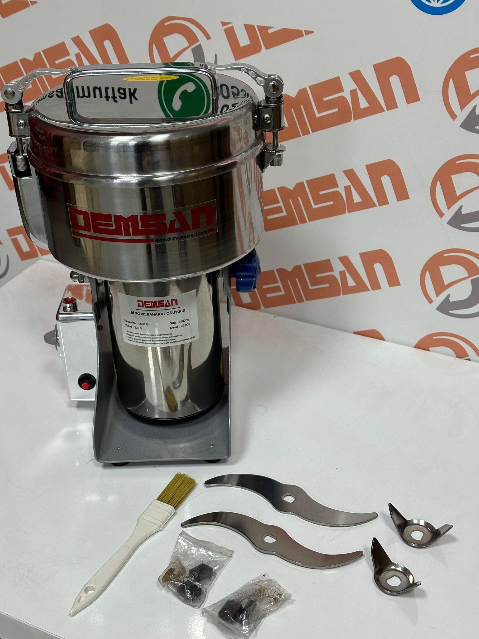 Demsan Brader 1500 Gr Hububat Bitki Öğütücü