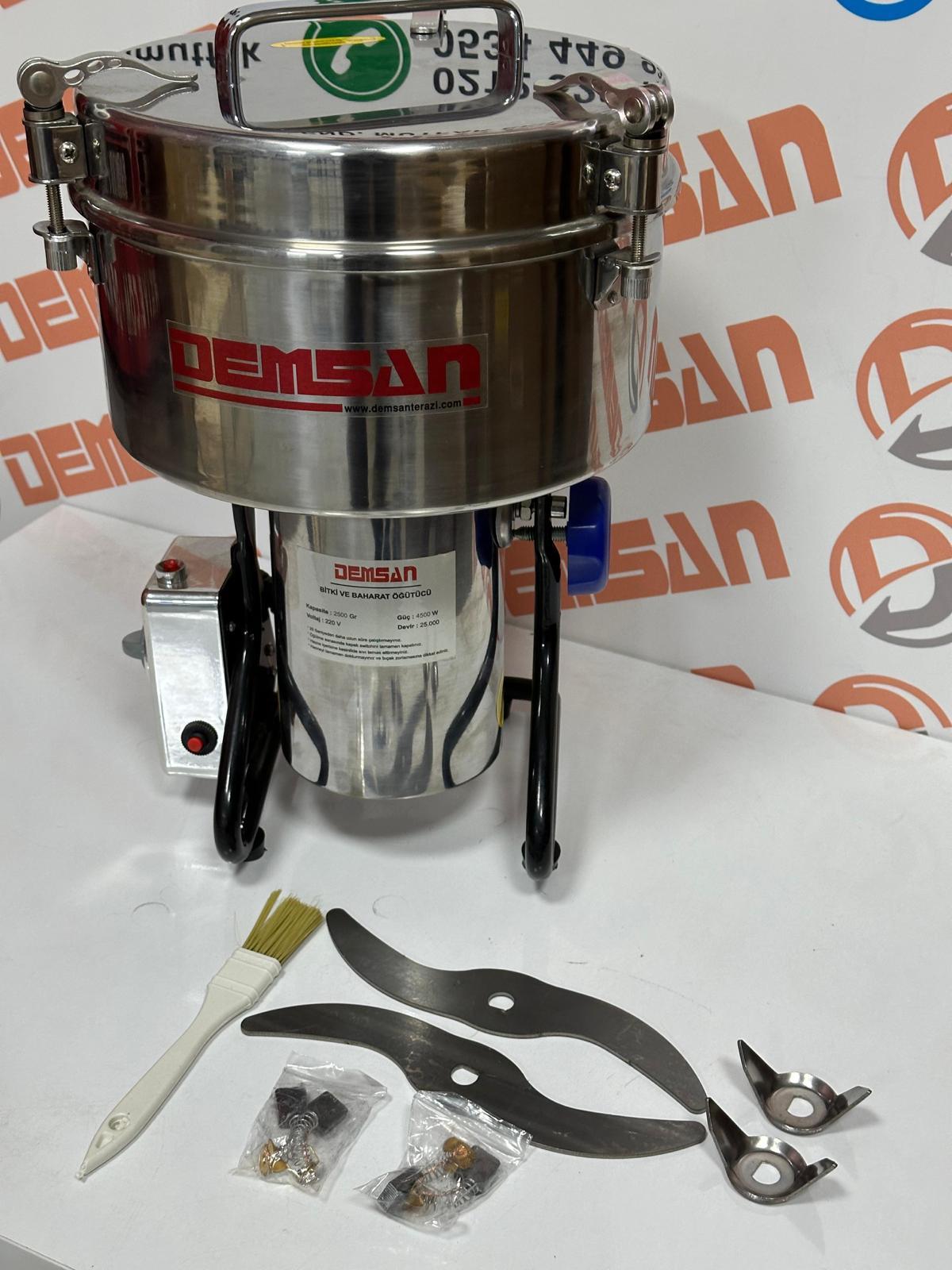 Demsan Brader 2500 Gr Hububat Bitki Öğütücü