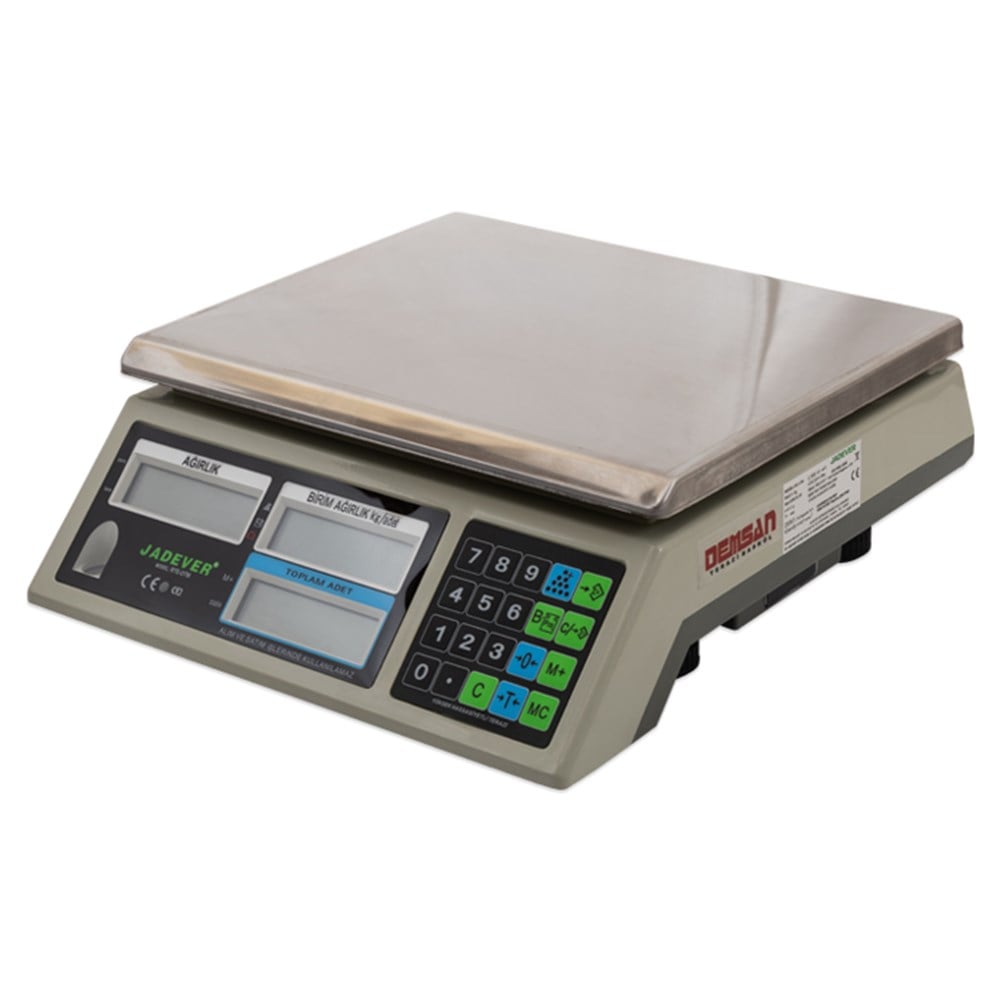 JADEVER RTE-OTM 30 Kg 1 Gr Sayıcı Terazi