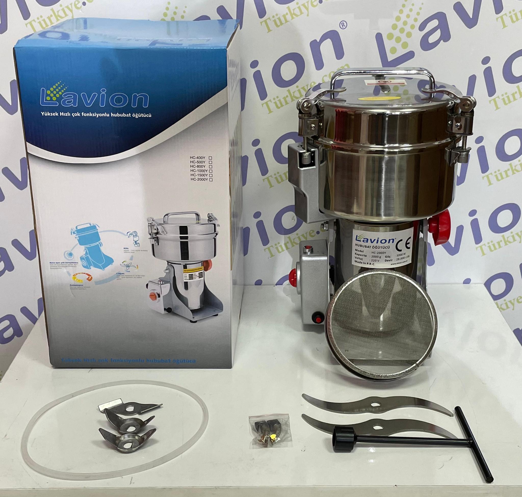 Lavion HC2000Y Gr Yüksek Hızlı Bitki Baharat Öğütücü