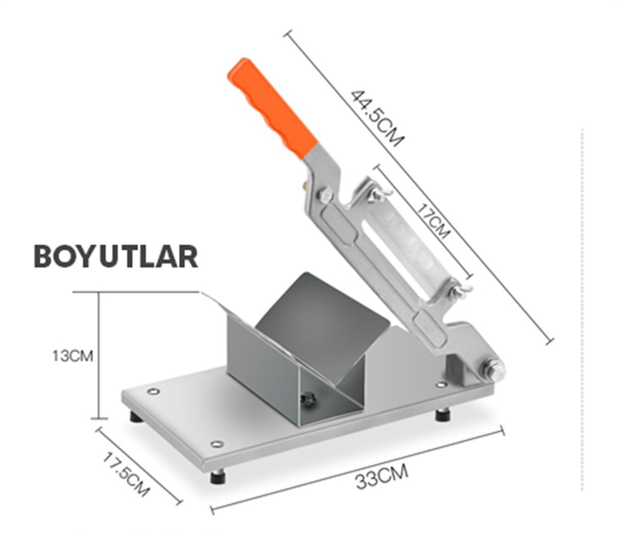 Lavion HR-06 Manuel Salam Kaşar Dilimleme Makinası