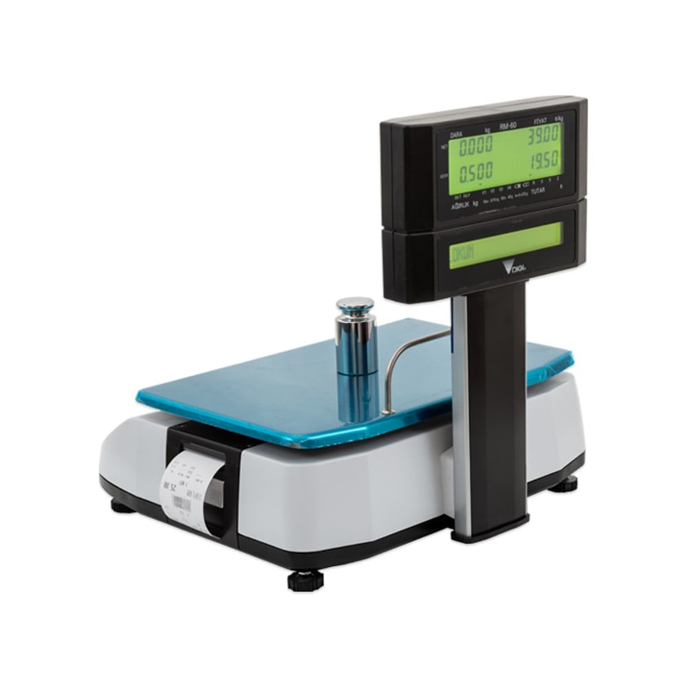 RM60 15 Kg 2 Gr Barkodlu Terazi