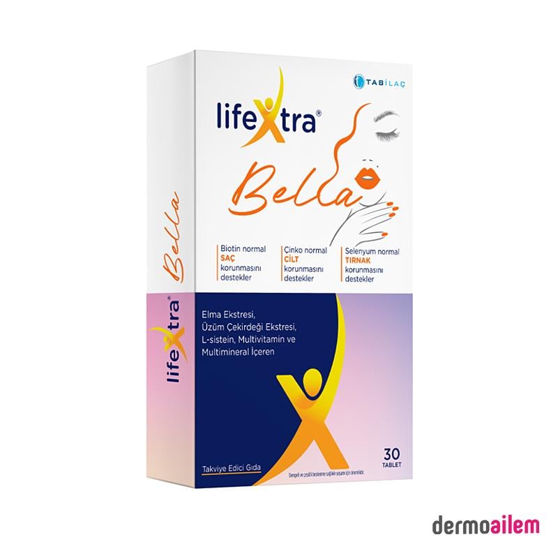 BiotinTab İlaçLifextra Bella 30 Tablet