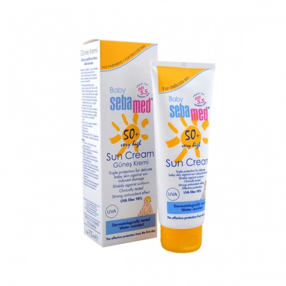 Bebek Güneş SerisiSebamedSebamed Baby Spf 50 Güneş kremi 75ml