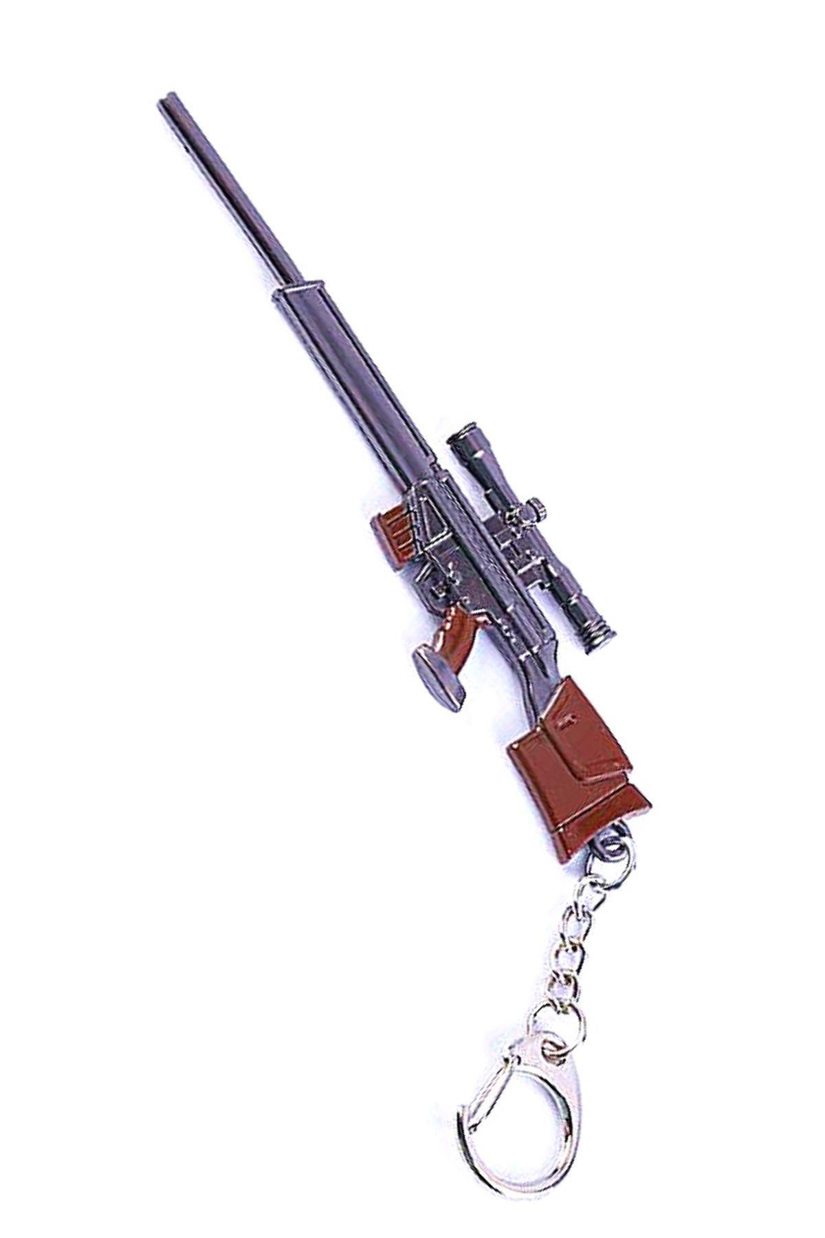 Amerika Birleşik DevletleriDünyadan HediyelerDNY-HD100347Keskin Hediyelik Eşya Ve TekstilPubg Metal Anahtarlık Sniper Rifle Keskin Nişancı Tüfeği 3D