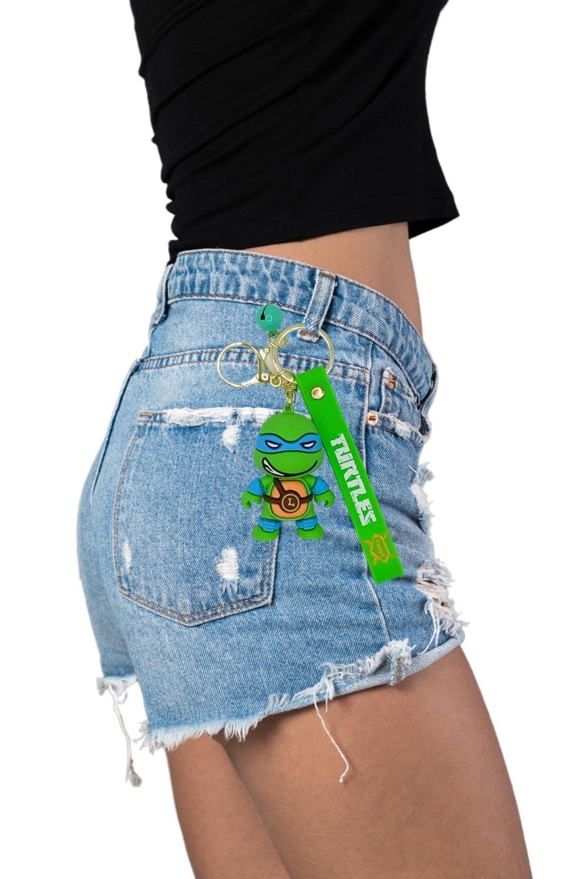 Amerika Birleşik DevletleriDünyadan HediyelerDNY-HD100636Keskin Hediyelik Eşya Ve TekstilNinja Turtles 3D Leonardo Raphael Michelangelo Donatello Silikon Anahtarlık Dörtlü Set