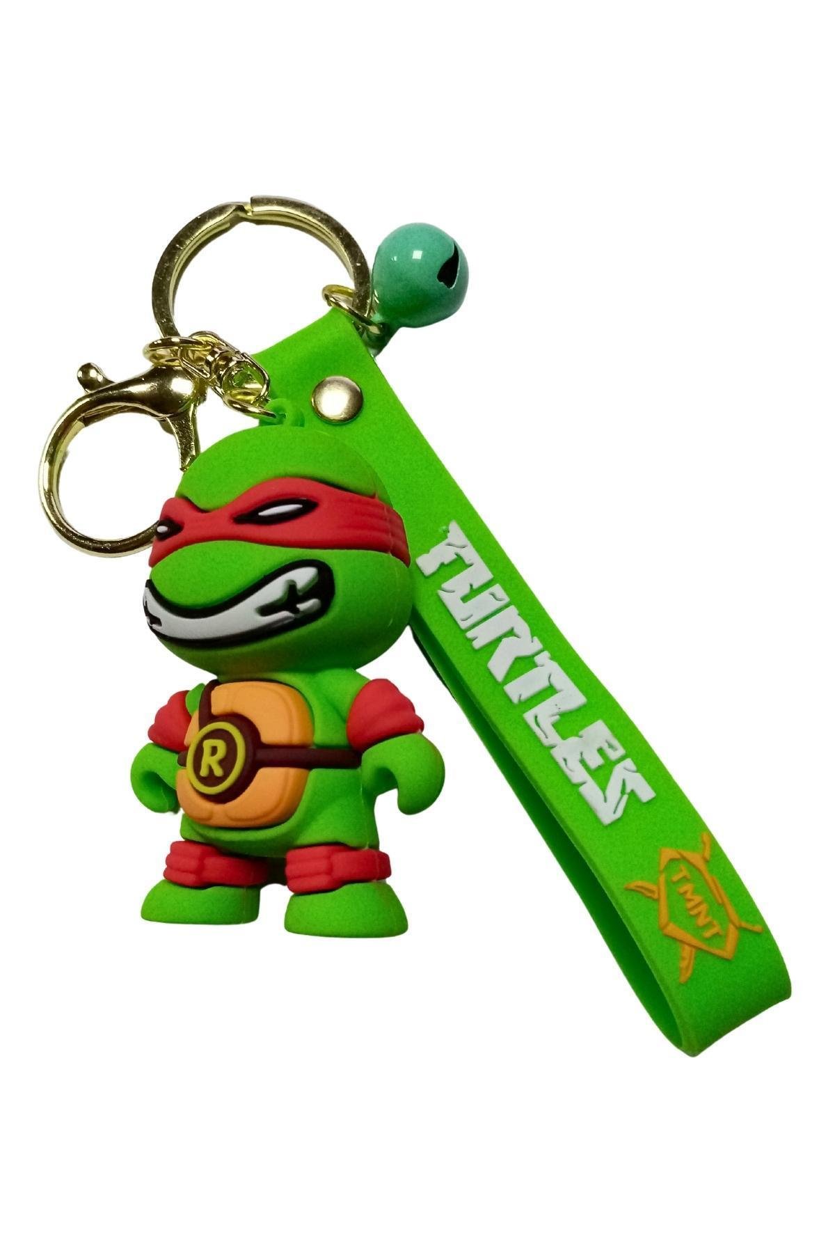 Amerika Birleşik DevletleriDünyadan HediyelerDNY-HD100639Keskin Hediyelik Eşya Ve TekstilNinja Turtles 3D Raphael Silikon Anahtarlık Ninja Kaplumbağa
