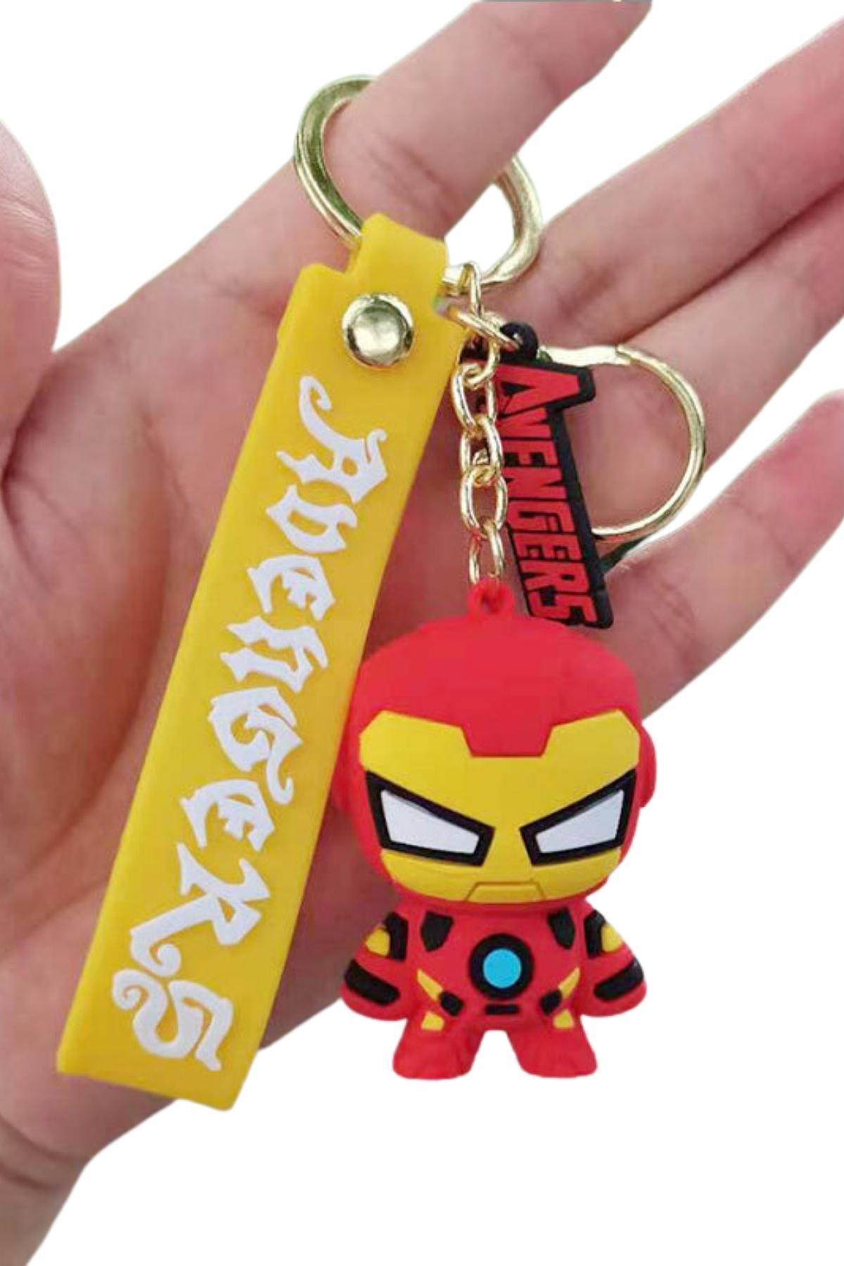 Amerika Birleşik DevletleriDünyadan HediyelerDNY-HD100633Keskin Hediyelik Eşya Ve TekstilIronman 3D Demir Adam Silikon Anahtarlık Avengers