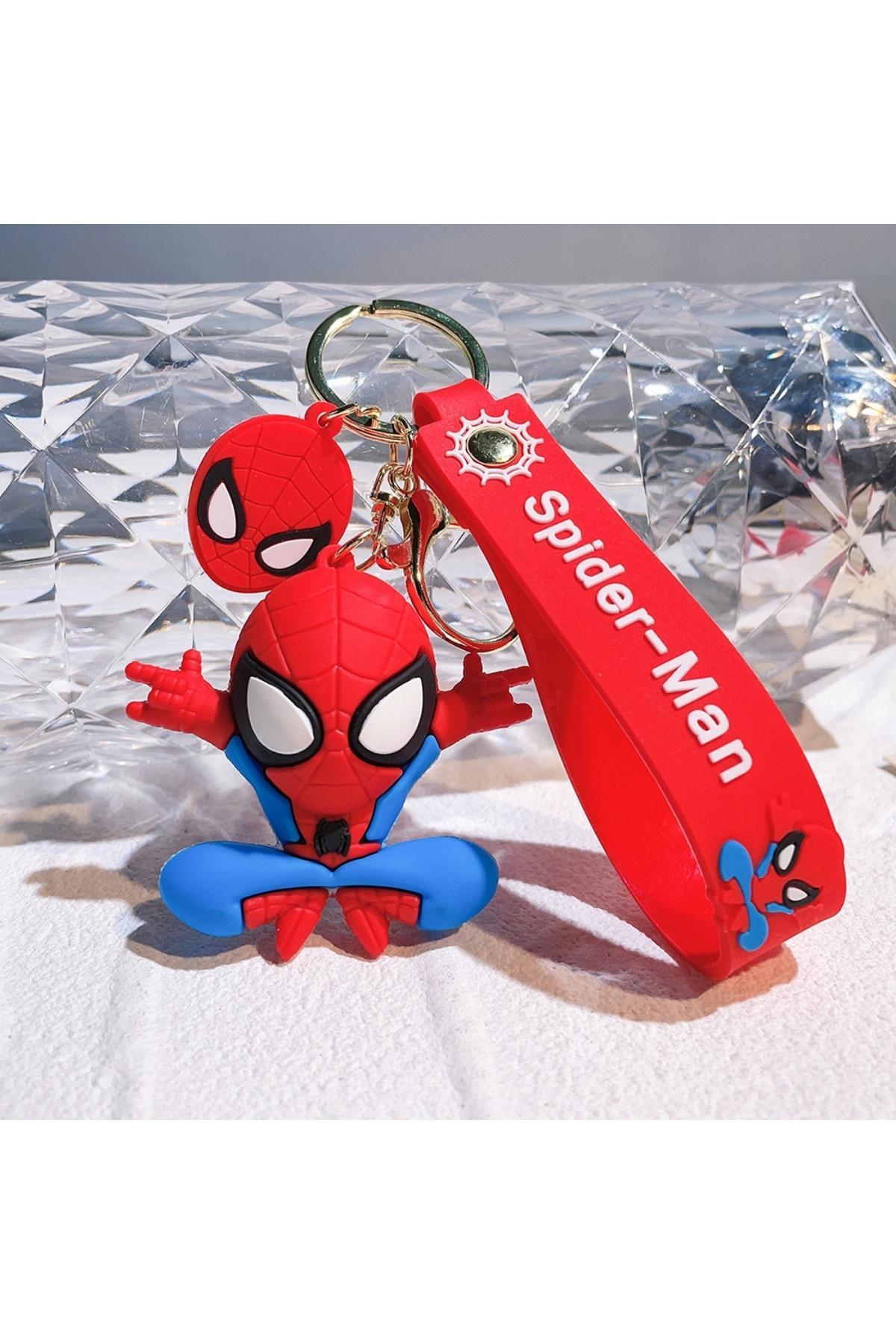 Amerika Birleşik DevletleriDünyadan HediyelerDNY-HD100630Keskin Hediyelik Eşya Ve TekstilSpider Man 3D Örümcek Adam Silikon Anahtarlık No.2