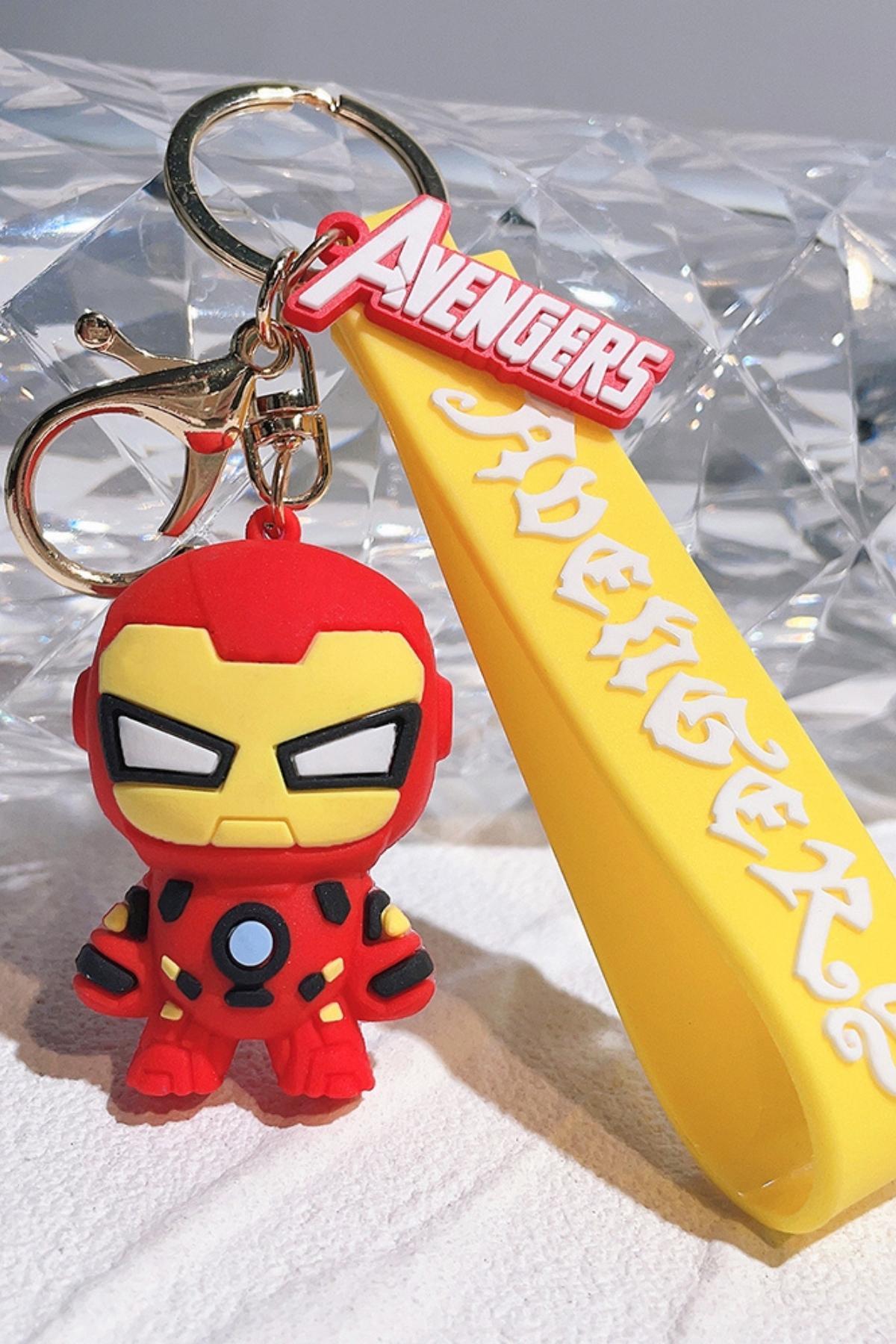 Amerika Birleşik DevletleriDünyadan HediyelerDNY-HD100633Keskin Hediyelik Eşya Ve TekstilIronman 3D Demir Adam Silikon Anahtarlık Avengers