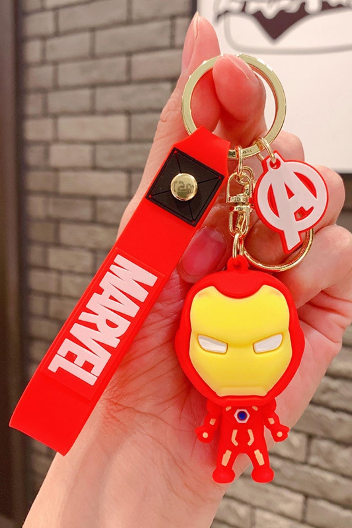 Amerika Birleşik DevletleriDünyadan HediyelerDNY-HD100632Keskin Hediyelik Eşya Ve TekstilIronman 3D Demir Adam Silikon Anahtarlık Marvel
