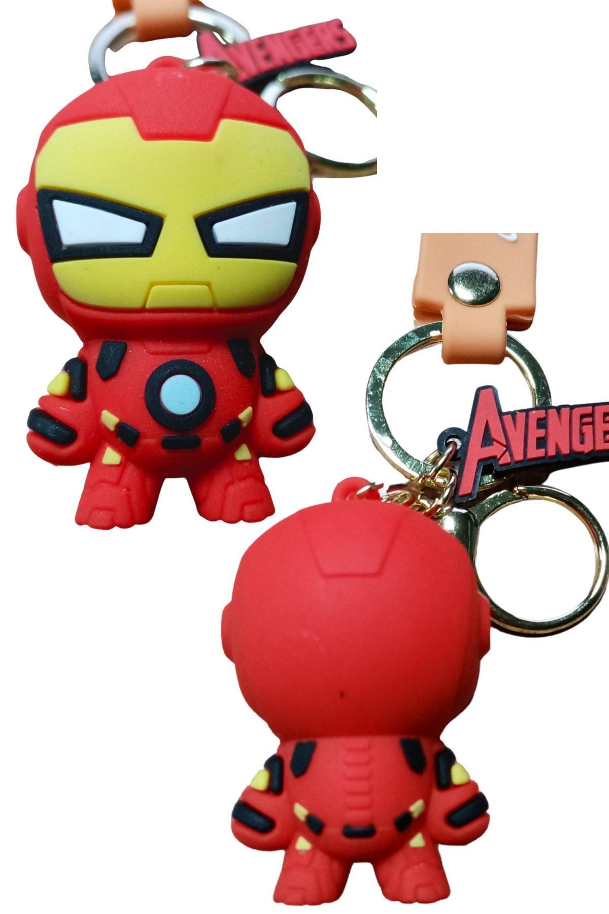 Amerika Birleşik DevletleriDünyadan HediyelerDNY-HD100633Keskin Hediyelik Eşya Ve TekstilIronman 3D Demir Adam Silikon Anahtarlık Avengers