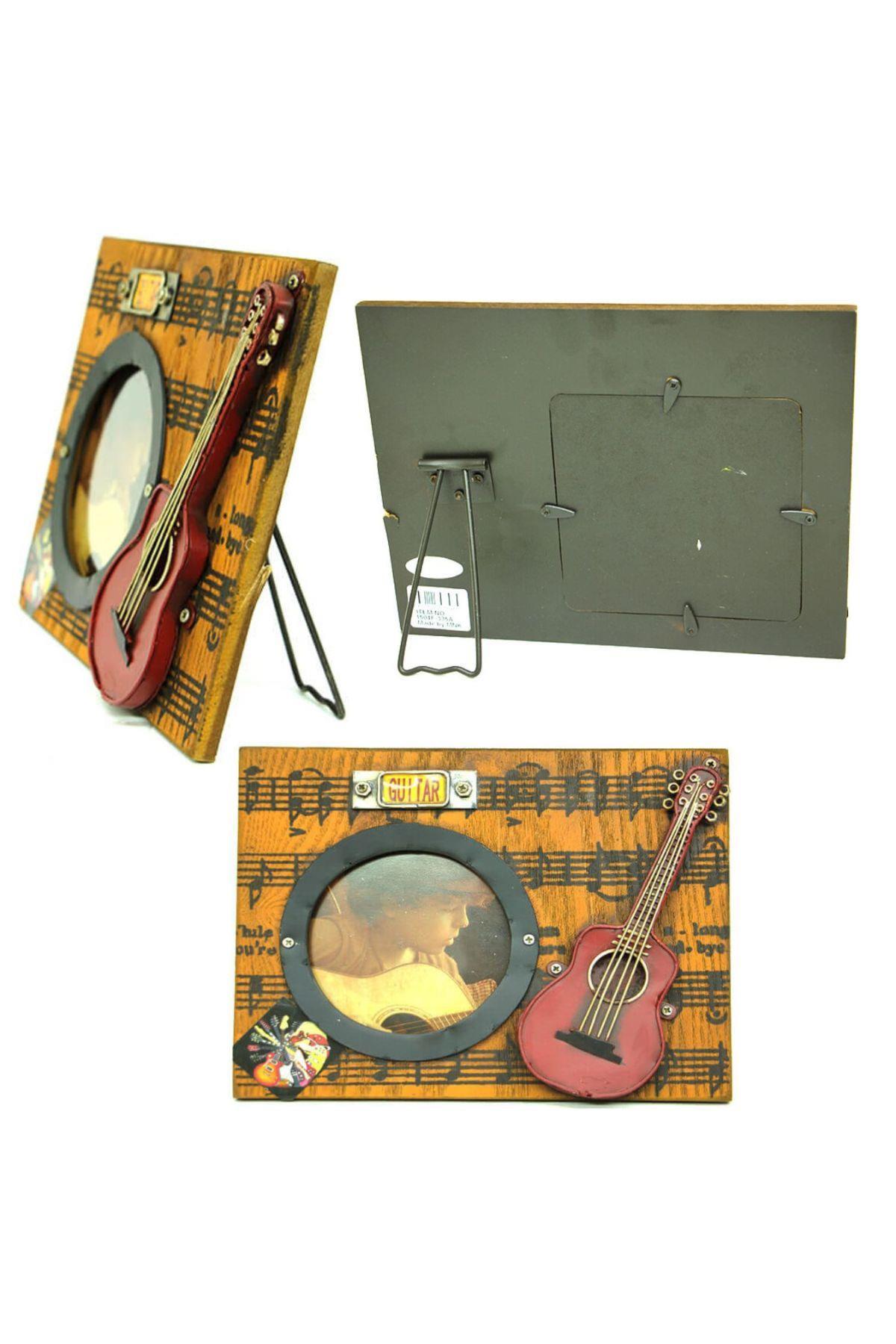 Amerika Birleşik DevletleriDünyadan HediyelerDNY-HD1504F-335AKeskin Hediyelik Eşya Ve TekstilDekoratif Metal Çerçeve Gitar Dekorlu