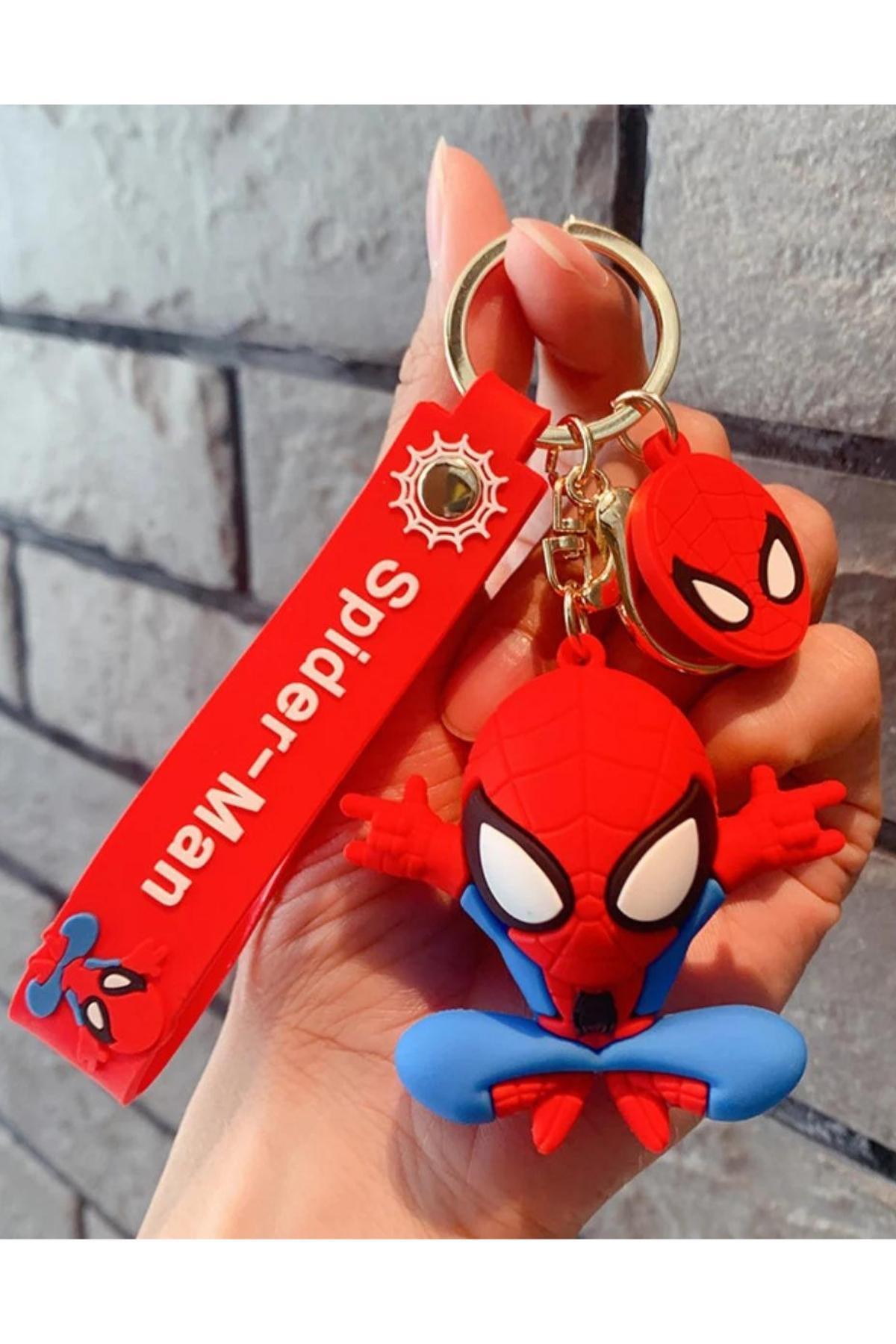 Amerika Birleşik DevletleriDünyadan HediyelerDNY-HD100630Keskin Hediyelik Eşya Ve TekstilSpider Man 3D Örümcek Adam Silikon Anahtarlık No.2