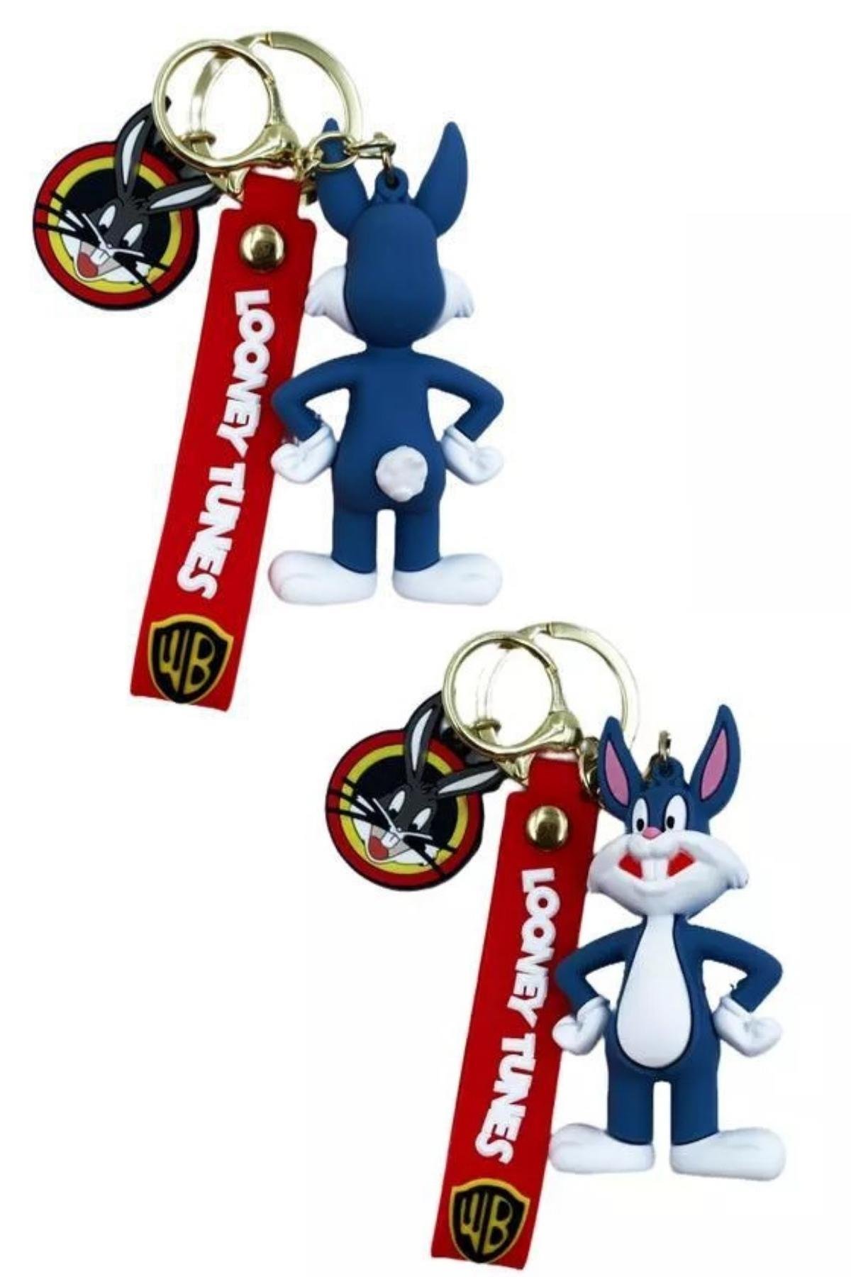 Amerika Birleşik DevletleriDünyadan HediyelerDNY-HD100625Keskin Hediyelik Eşya Ve TekstilBugs Bunny 3D Karakter Silikon Anahtarlık