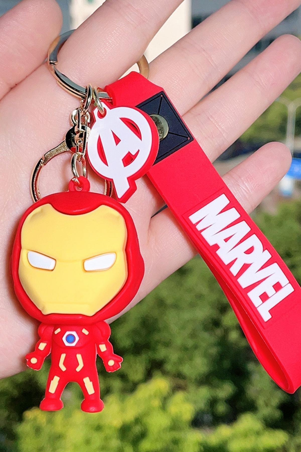 Amerika Birleşik DevletleriDünyadan HediyelerDNY-HD100632Keskin Hediyelik Eşya Ve TekstilIronman 3D Demir Adam Silikon Anahtarlık Marvel