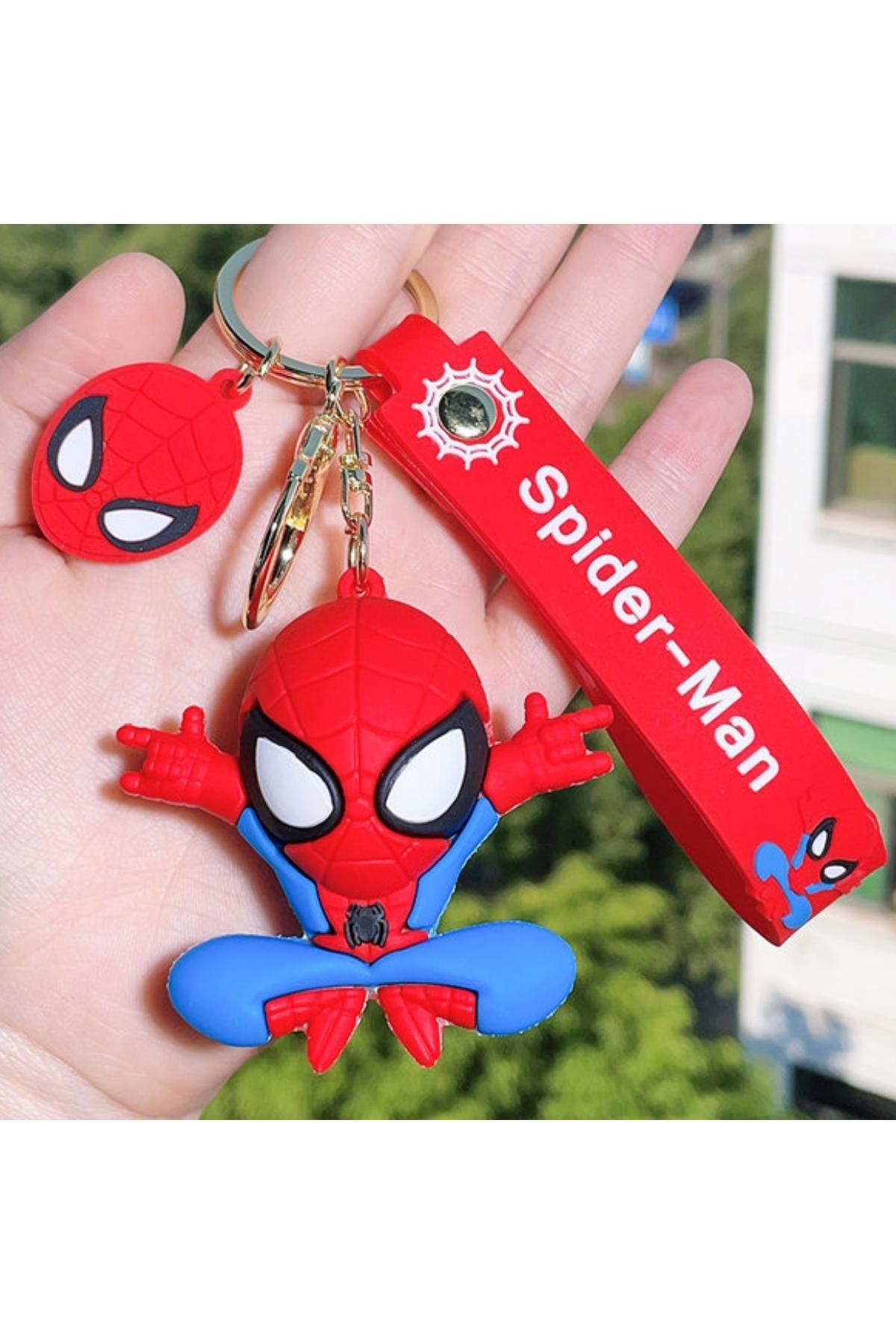 Amerika Birleşik DevletleriDünyadan HediyelerDNY-HD100630Keskin Hediyelik Eşya Ve TekstilSpider Man 3D Örümcek Adam Silikon Anahtarlık No.2