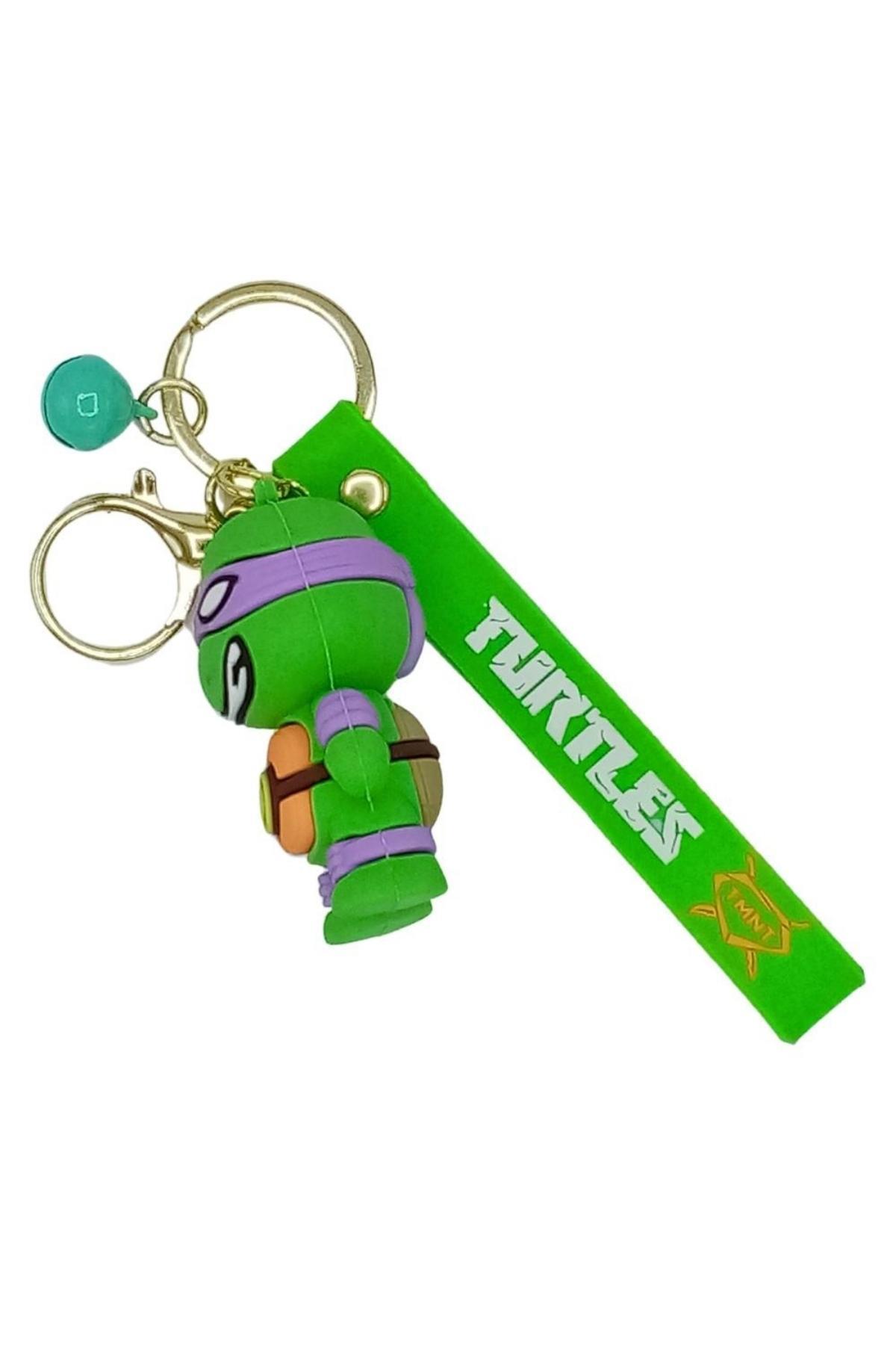 Amerika Birleşik DevletleriDünyadan HediyelerDNY-HD100637Keskin Hediyelik Eşya Ve TekstilNinja Turtles 3D Donatello Silikon Anahtarlık Ninja Kaplumbağa