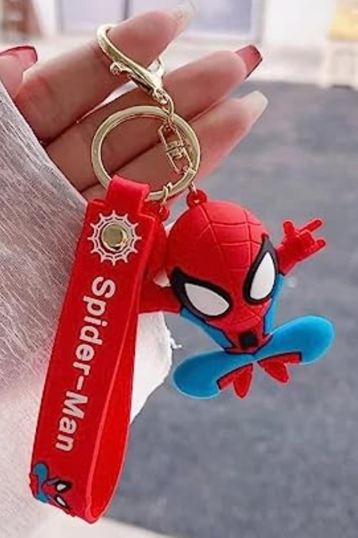 Amerika Birleşik DevletleriDünyadan HediyelerDNY-HD100630Keskin Hediyelik Eşya Ve TekstilSpider Man 3D Örümcek Adam Silikon Anahtarlık No.2