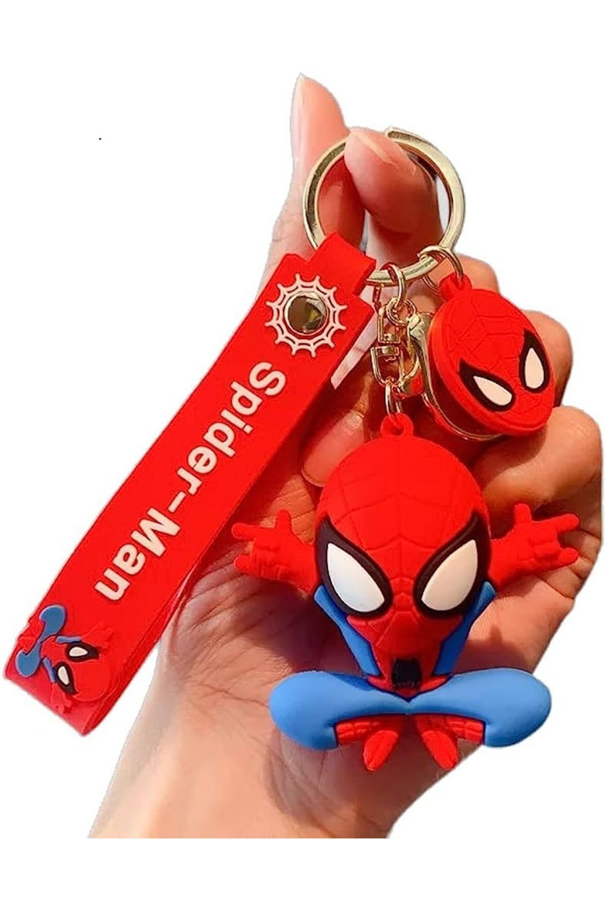 Amerika Birleşik DevletleriDünyadan HediyelerDNY-HD100630Keskin Hediyelik Eşya Ve TekstilSpider Man 3D Örümcek Adam Silikon Anahtarlık No.2