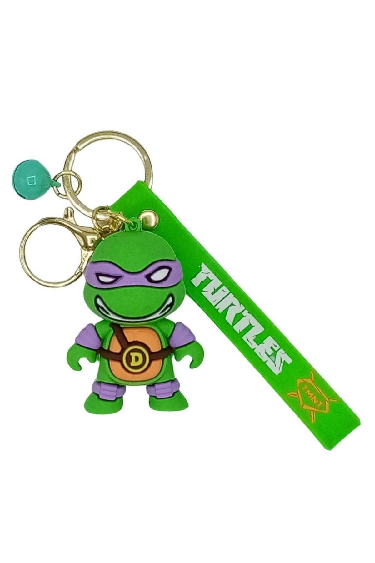 Amerika Birleşik DevletleriDünyadan HediyelerDNY-HD100637Keskin Hediyelik Eşya Ve TekstilNinja Turtles 3D Donatello Silikon Anahtarlık Ninja Kaplumbağa