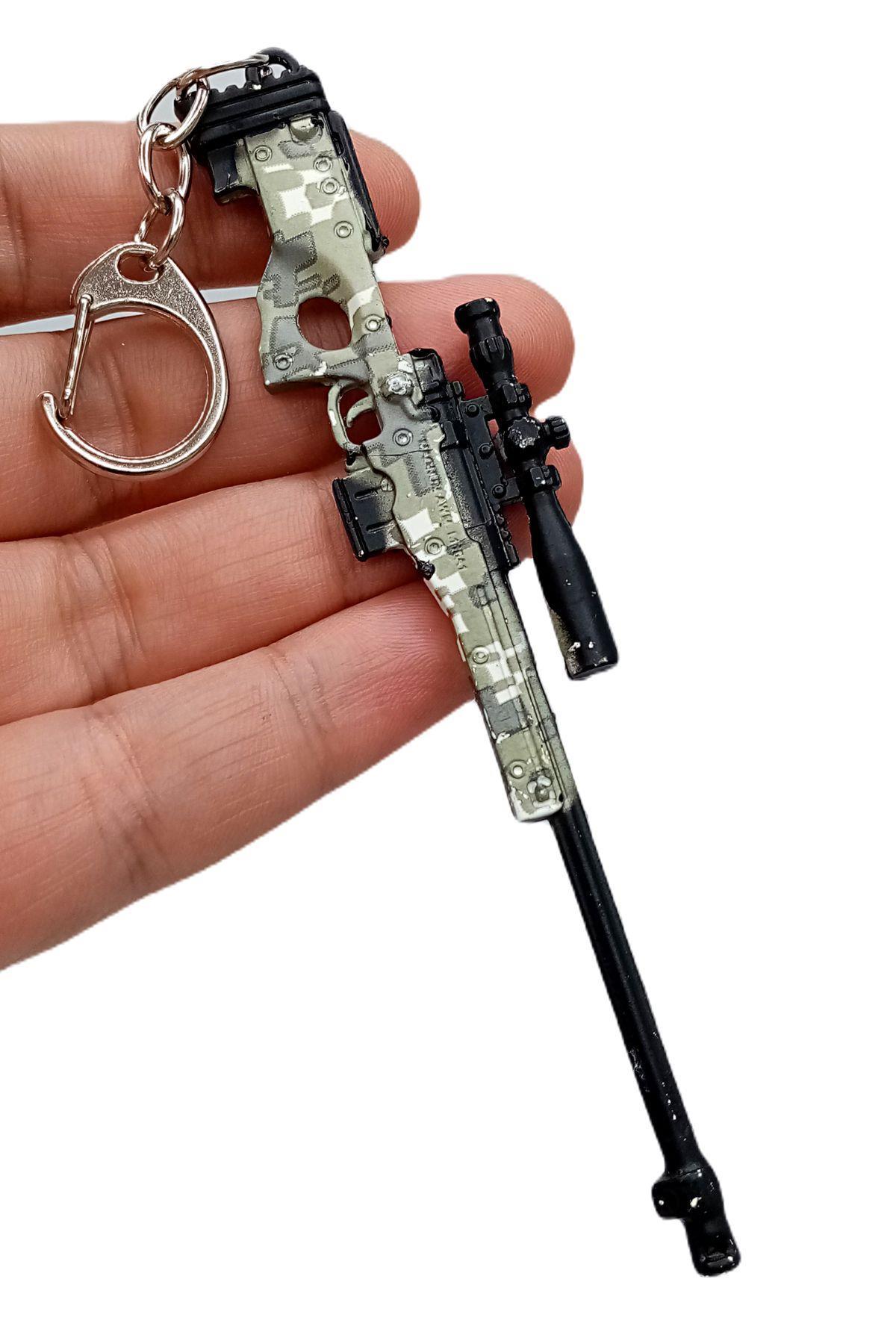 Amerika Birleşik DevletleriDünyadan HediyelerDNY-HD100348Keskin Hediyelik Eşya Ve TekstilPubg Metal Anahtarlık Avm Kamuflaj Sniper Keskin Nişancı Tüfeği 3D
