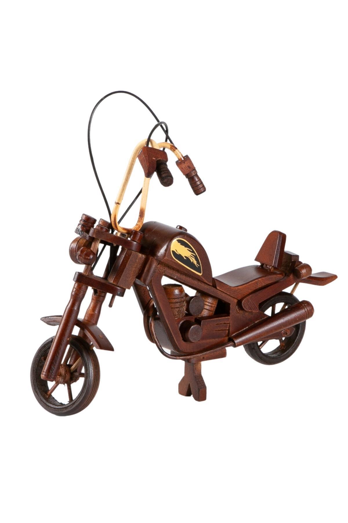 Amerika Birleşik DevletleriDünyadan HediyelerDNY-HD100605Keskin Hediyelik Eşya Ve TekstilDekoratif Ahşap Harley Davidson Motosiklet 20 cm