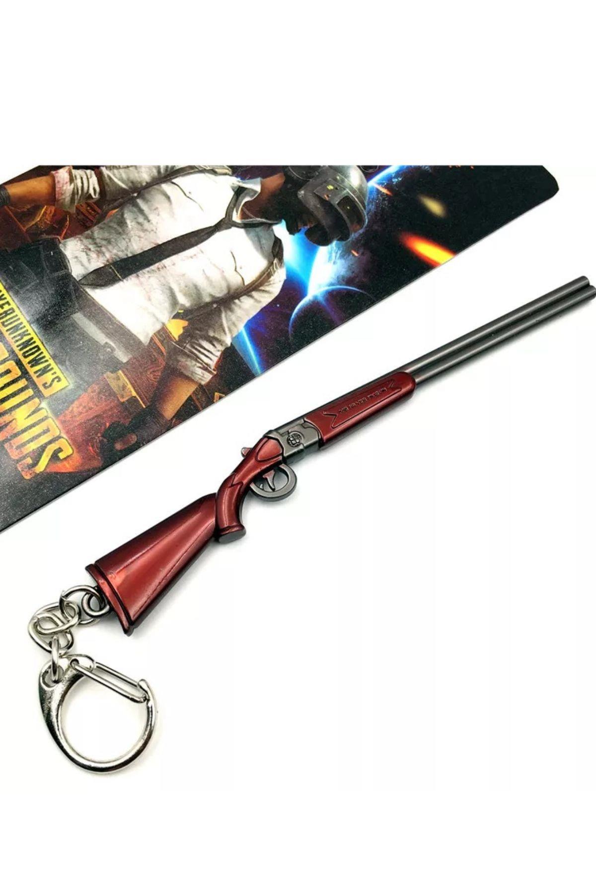 Amerika Birleşik DevletleriDünyadan HediyelerDNY-HD100350Keskin Hediyelik Eşya Ve TekstilPubg Metal Anahtarlık Shotgun S-686 3D Playerunknown's Battlegrounds
