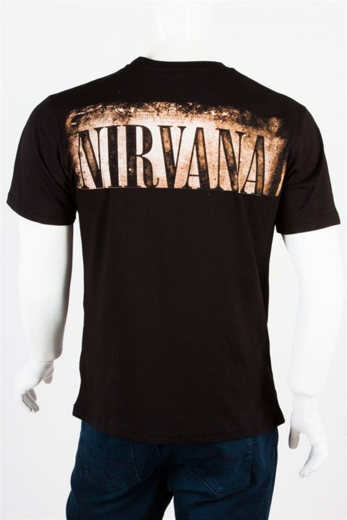 Amerika Birleşik DevletleriDünyadan HediyelerDNY-HD100071Keskin Hediyelik Eşya Ve TekstilNirvana Müzik Grubu Unisex Pamuklu Regular Fit Tişört X-Large