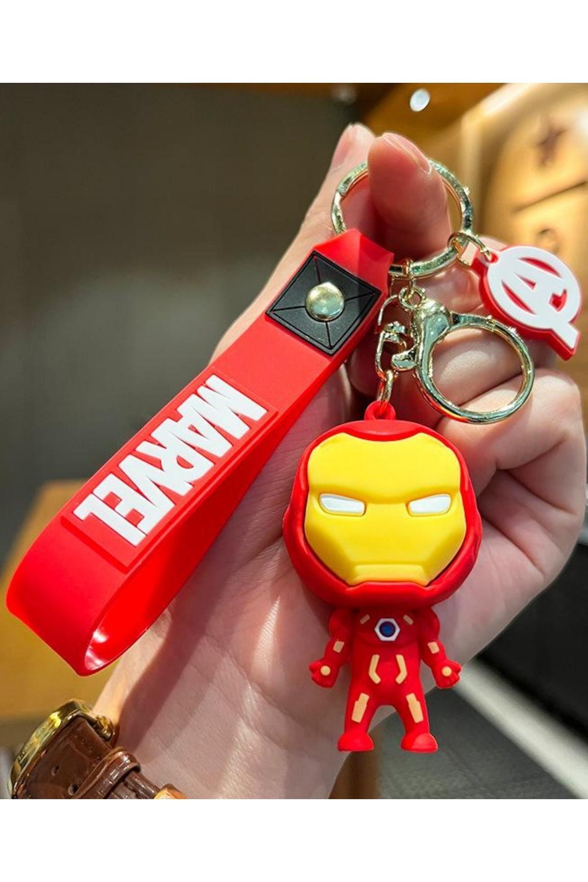 Amerika Birleşik DevletleriDünyadan HediyelerDNY-HD100632Keskin Hediyelik Eşya Ve TekstilIronman 3D Demir Adam Silikon Anahtarlık Marvel